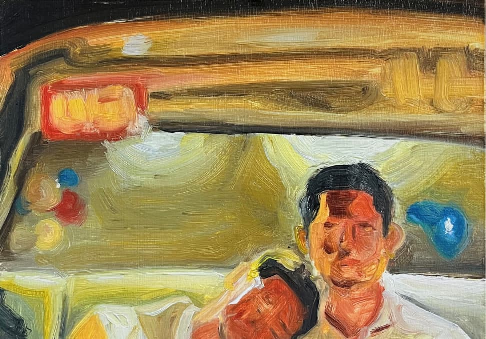 Two in the taxi